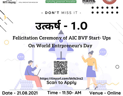 Project thumbnail - Designed Creatives for AIC by NITI Aayog