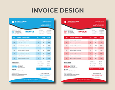Business Invoice Design