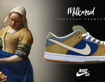 Nike Dunk low SB - Milkmaid Johannes Vermeer Colorway