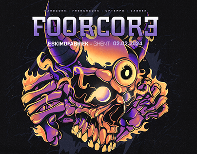 FOORCORE event poster