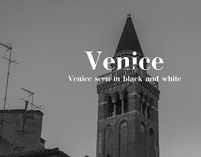 Venice Black and White