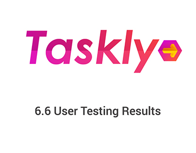 Taskly User Testing Results