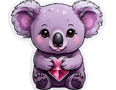 Project thumbnail - Koala Cuteness Sticker Pack A - Video