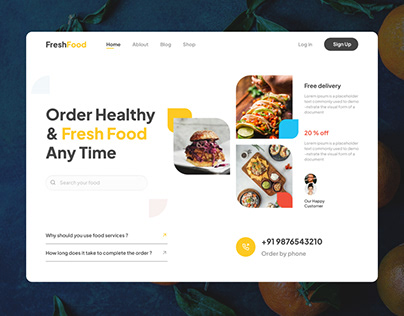 FreshFood Online Food Delivery