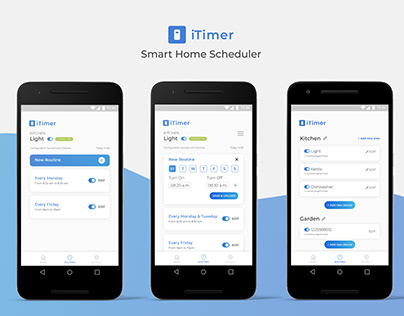 Smart Home Scheduler Mobile App