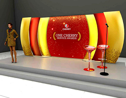 Cherry Service Awards Stage Design