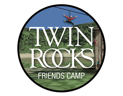 Twin Rocks Friends Camp - Zip Line logo
