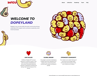 Dopeys.co NFT Project Web Site