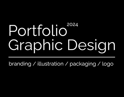 Portfolio Graphic Designer 2024 / Портфолио 2024