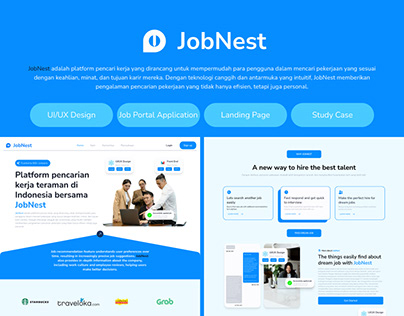 Study Case : Job Portal Landing Page
