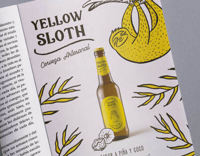 Diseño Editorial e Ilustración - Proyecto Yellow Sloth