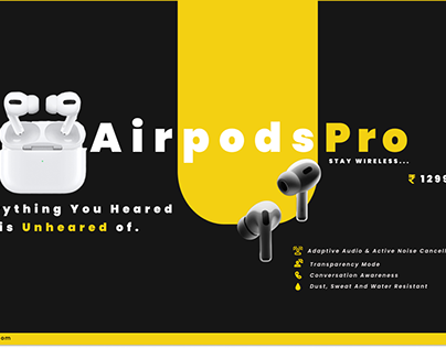 Air pods Pro Advertisement