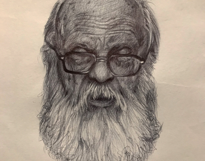 Ball point pen on paper