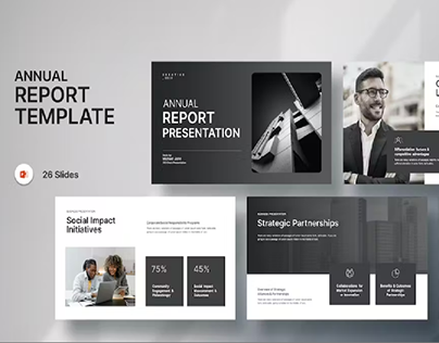 Annual Report PowerPoint Presentation Template