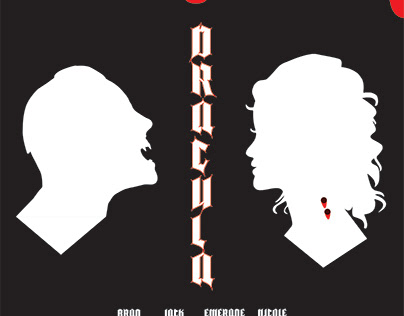 Typographic Poster (Bram Stoker - Dracula)