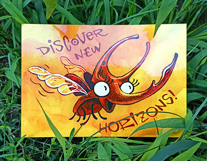 Bug Postcards Set