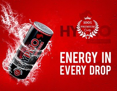 Hypno Energy Drink Social Media Post Designs