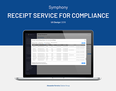 Receipt Service for Compliance | UX Design