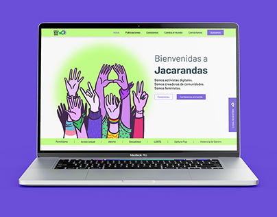 Jacarandas - Web design