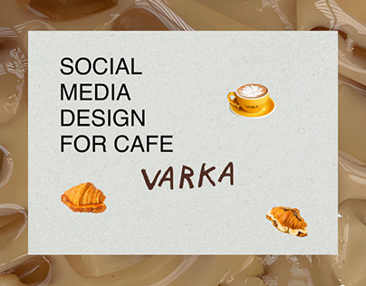 social media design for cafe VARKA