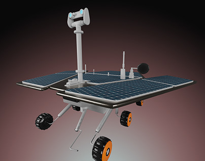 Spirit Rover (Mars Exploration) (3D)