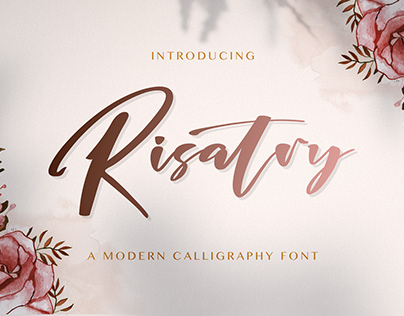 Risatry - Calligraphy Font