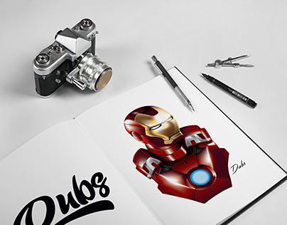 Iron Man Drawing - DUBS