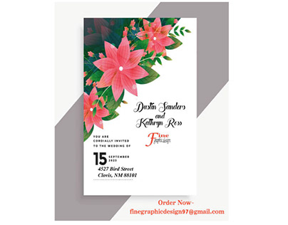 Invitation Card Design-Lovely Wedding