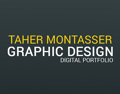 My Portfolio -Social media - Taher Montasser