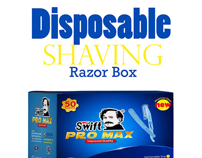 Disposable Shaving Razor Packaging design