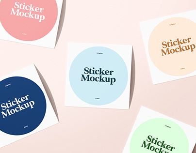 Sticker Collection Mockup