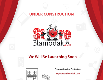 3lamodak Store Under Construction Page Design