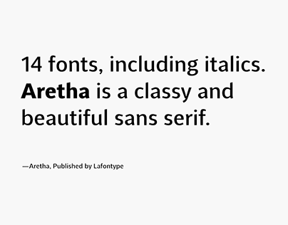 Aretha —Classy and beautifully. Free Aretha Light.