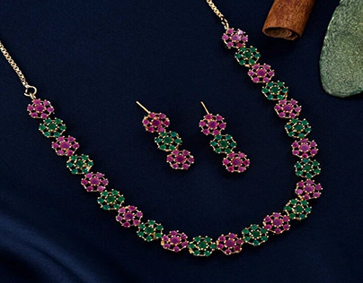 Shop Semi Precious Stone Necklace for Women - Rebaari