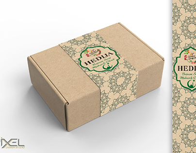 design gift box lebel