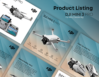 eCommerce Product Listing: DJI Mini 3 Pro