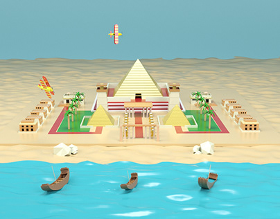 Escenario 3D: Egipto