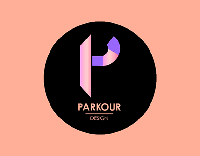 Parkour design logo