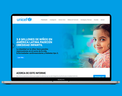 Landing page | Brochure- UNICEF.