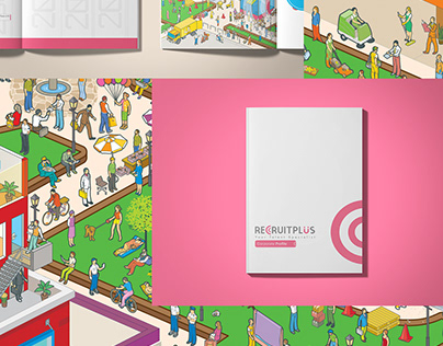 Recruitplus Corporate Profile Brochure Design