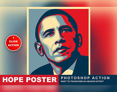 Hope Poster Photoshop Action