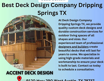 Best Deck Design Company Dripping Springs TX