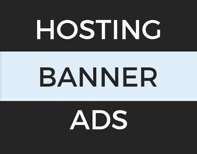 Flat Web Hosting Banners/Ad