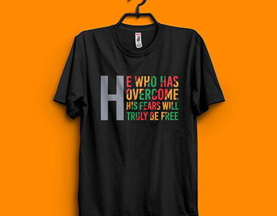 Motivational quote t shirt design