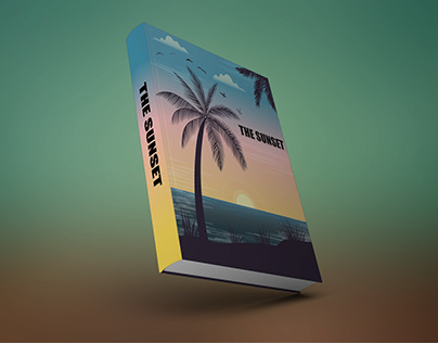 The sunset scene in Book cover