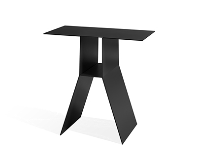 furniture design: side table Kanji