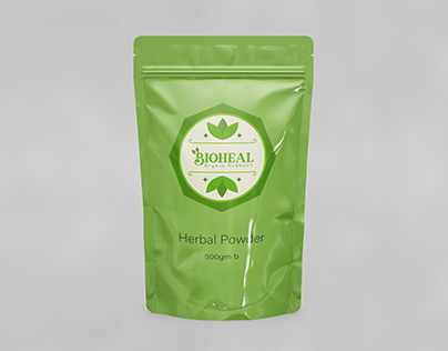 Organic Food Product Brand BIOHEAL Logo Design