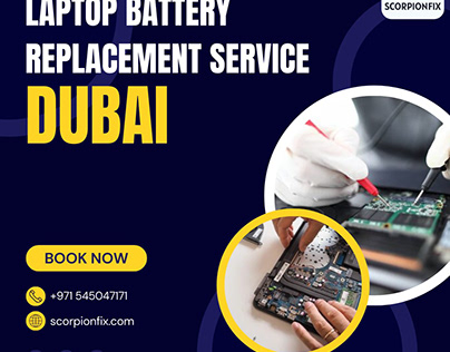 Laptop Battery Replacement Service Dubai