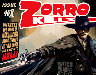ZORRO KILLS #1 Cover + Pages 1-3 (coming 2024)