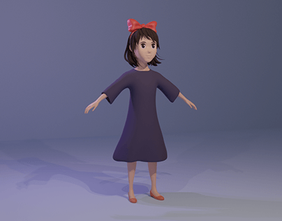 3D Character Modeling - Kiki